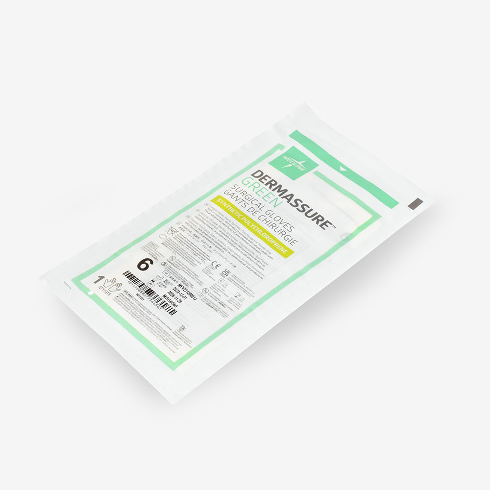 ダームアシュアグリーングローブ(加硫促進剤不使用・手術用)